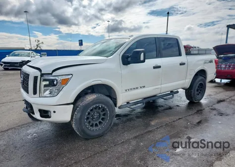 2018 Nissan Titan Sv из США, поврежденный, VIN 1N6AA1E59JN550990
